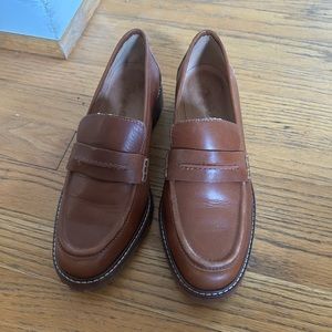 Madewell loafers. Some wear. Polish would fix. Soles like new.
